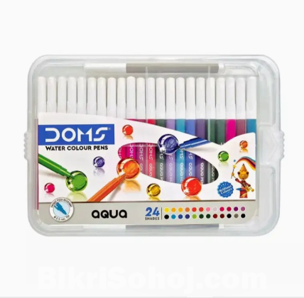 Doms Water Colour aqua 24 Shades